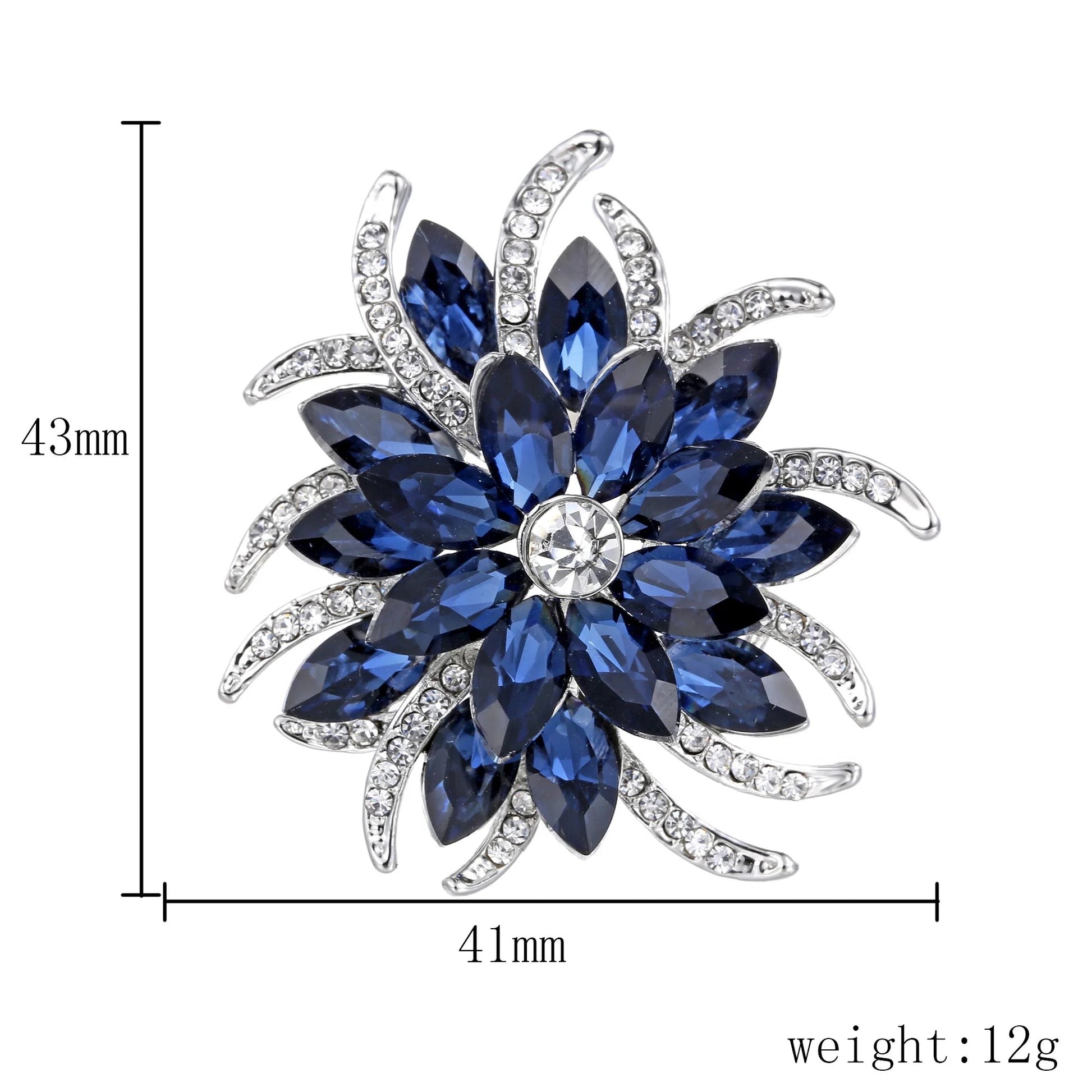 Blue brooch - Jewelry Universe