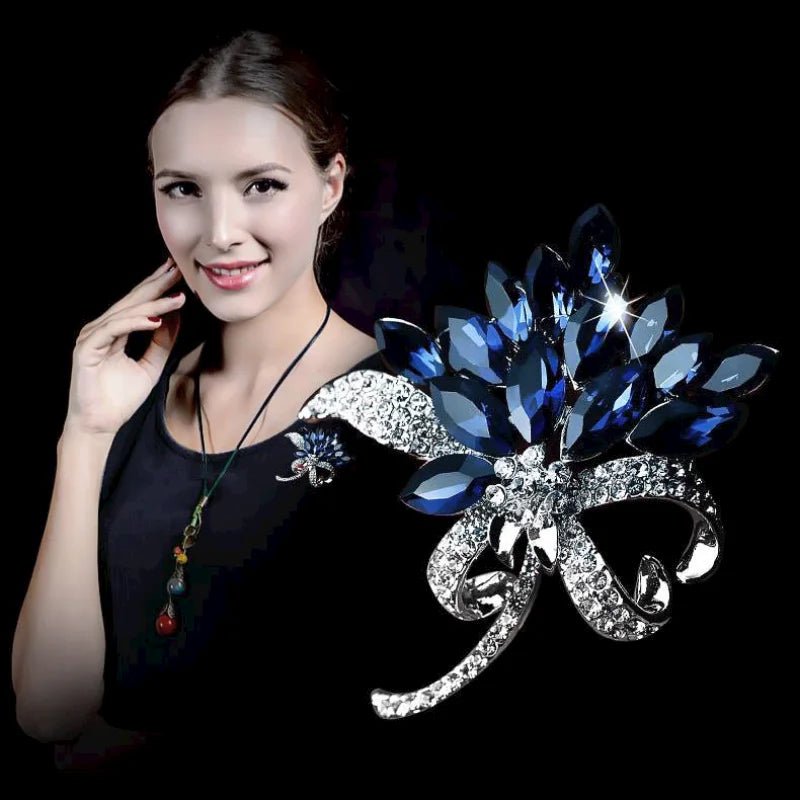 Brooch blue - Jewelry Universe - Jewelry making