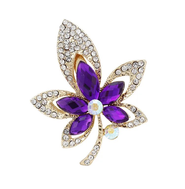Brooch purple - Jewelry Universe