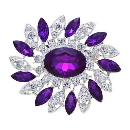 Brooch purple - Jewelry Universe