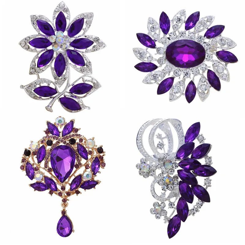 Brooch purple - Jewelry Universe
