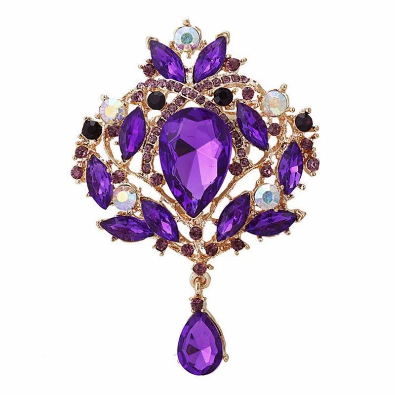 Brooch purple - Jewelry Universe