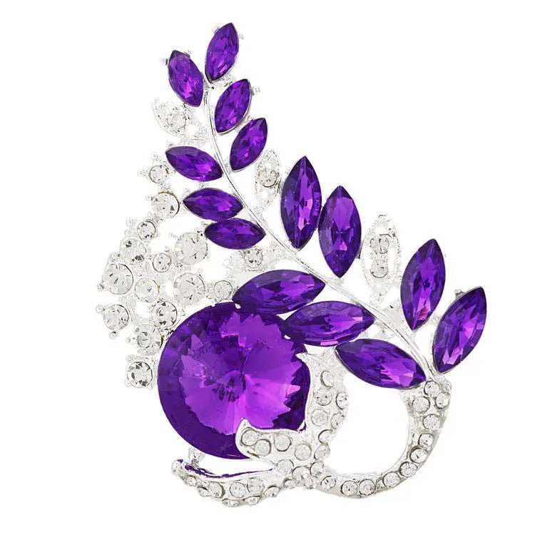 Brooch purple - Jewelry Universe - Jewelry making