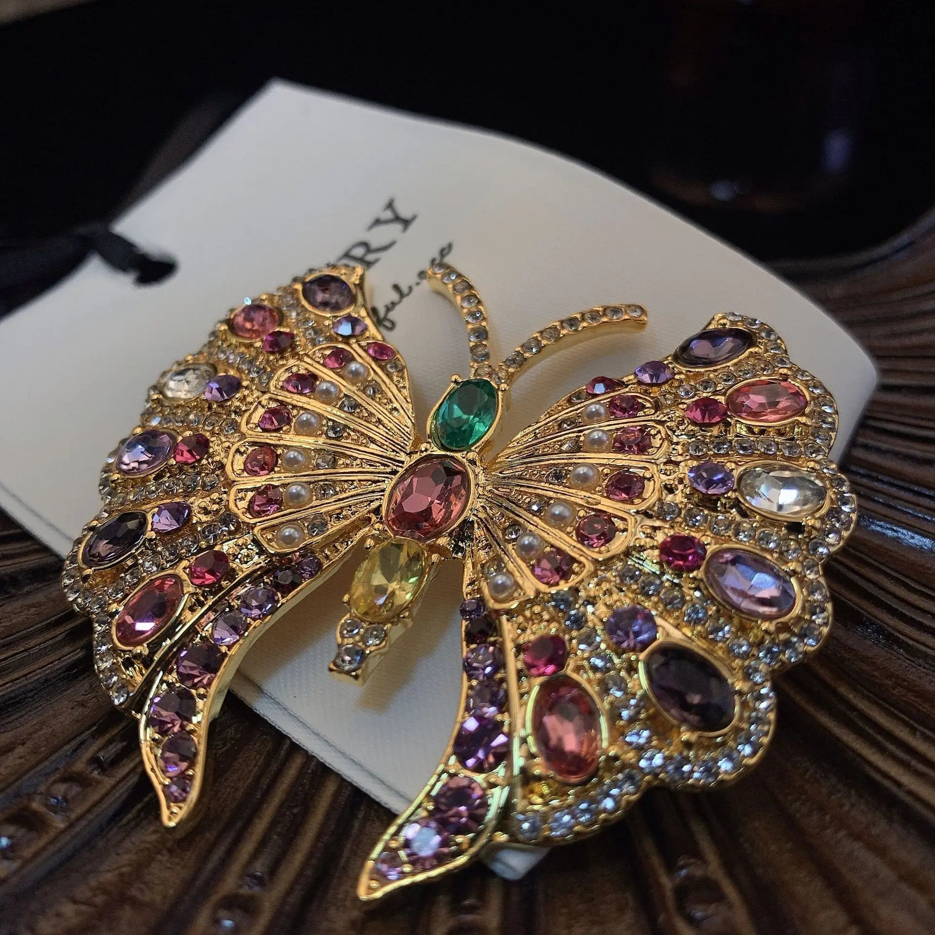 Butterfly brooch vintage - Jewelry Universe