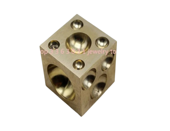 Brass dapping block