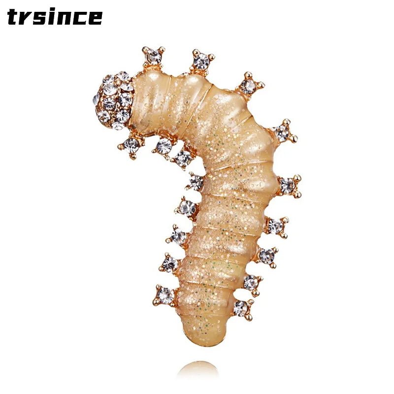 Caterpillar brooch - Jewelry Universe - Jewelry making