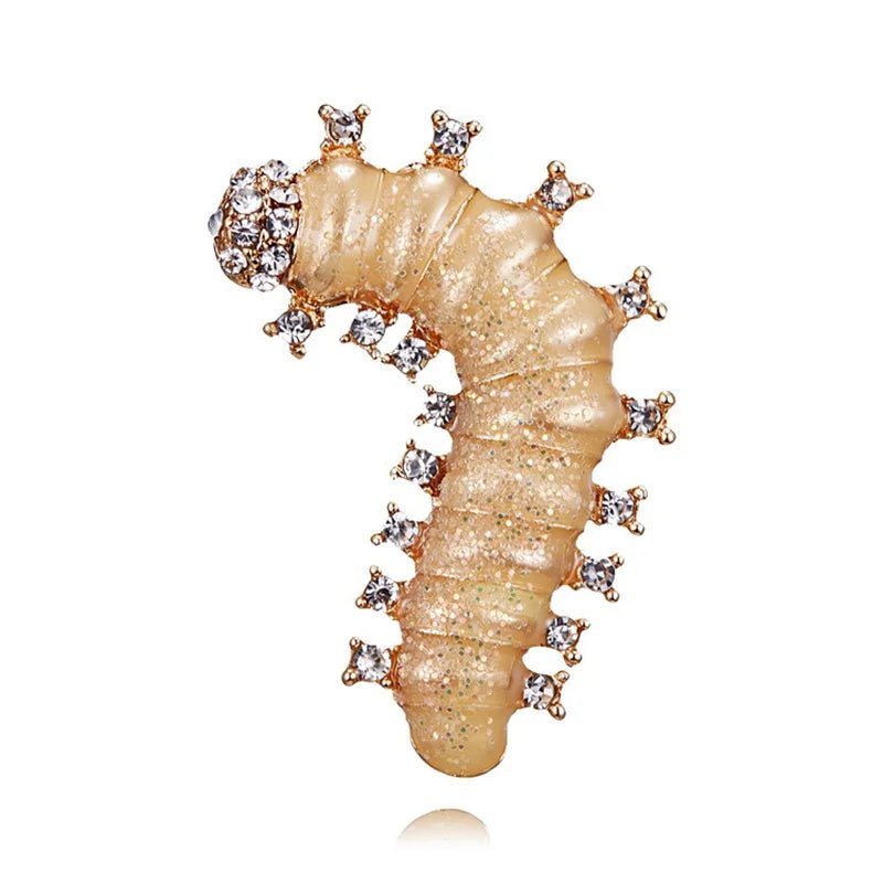 Caterpillar brooch - Jewelry Universe - Jewelry making