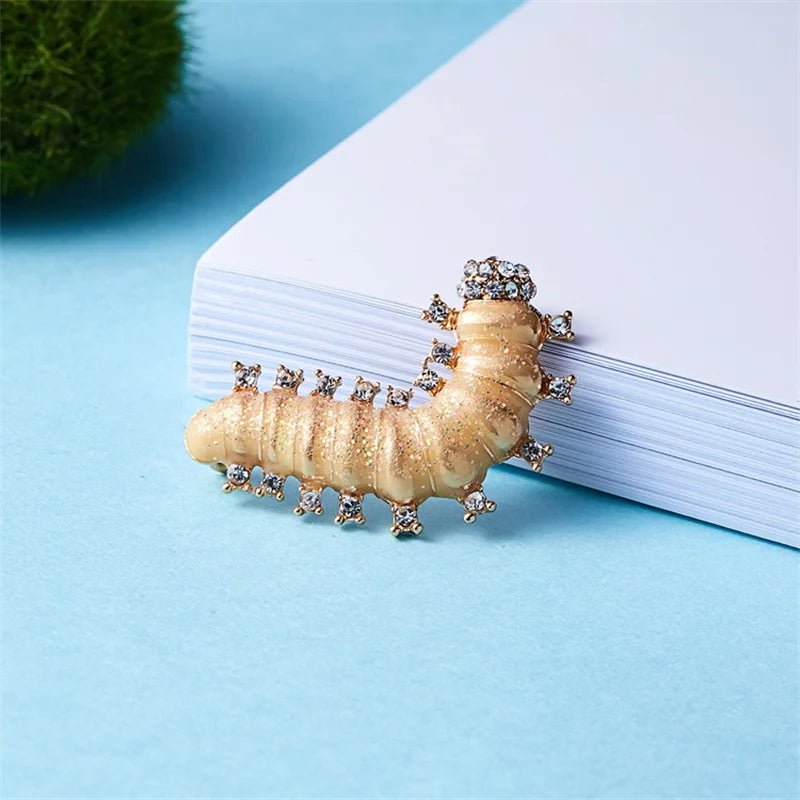 Caterpillar brooch - Jewelry Universe - Jewelry making