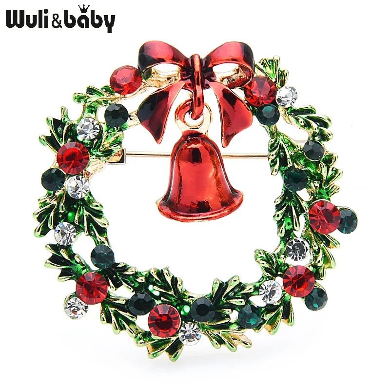 Christmas wreath brooch - Jewelry Universe - Jewelry making