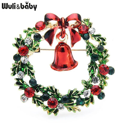 Christmas wreath brooch - Jewelry Universe - Jewelry making
