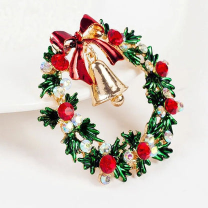 Christmas wreath brooch - Jewelry Universe - Jewelry making