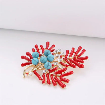 Coral brooch - Jewelry Universe - Jewelry making
