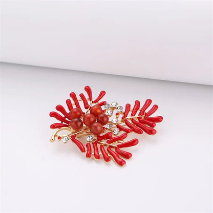 Coral brooch - Jewelry Universe - Jewelry making