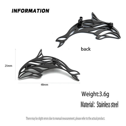 Dolphin brooch - Jewelry Universe