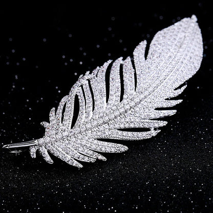Feather brooch - Jewelry Universe - Jewelry making