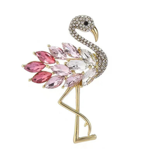 Flamingo brooch - Jewelry Universe - Jewelry making