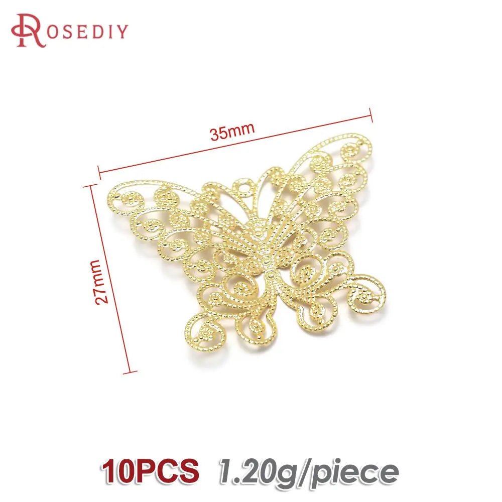 Gold butterfly pendant - Jewelry Universe - Jewelry making