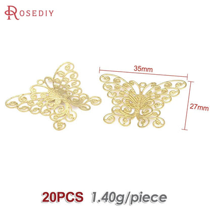 Gold butterfly pendant - Jewelry Universe - Jewelry making