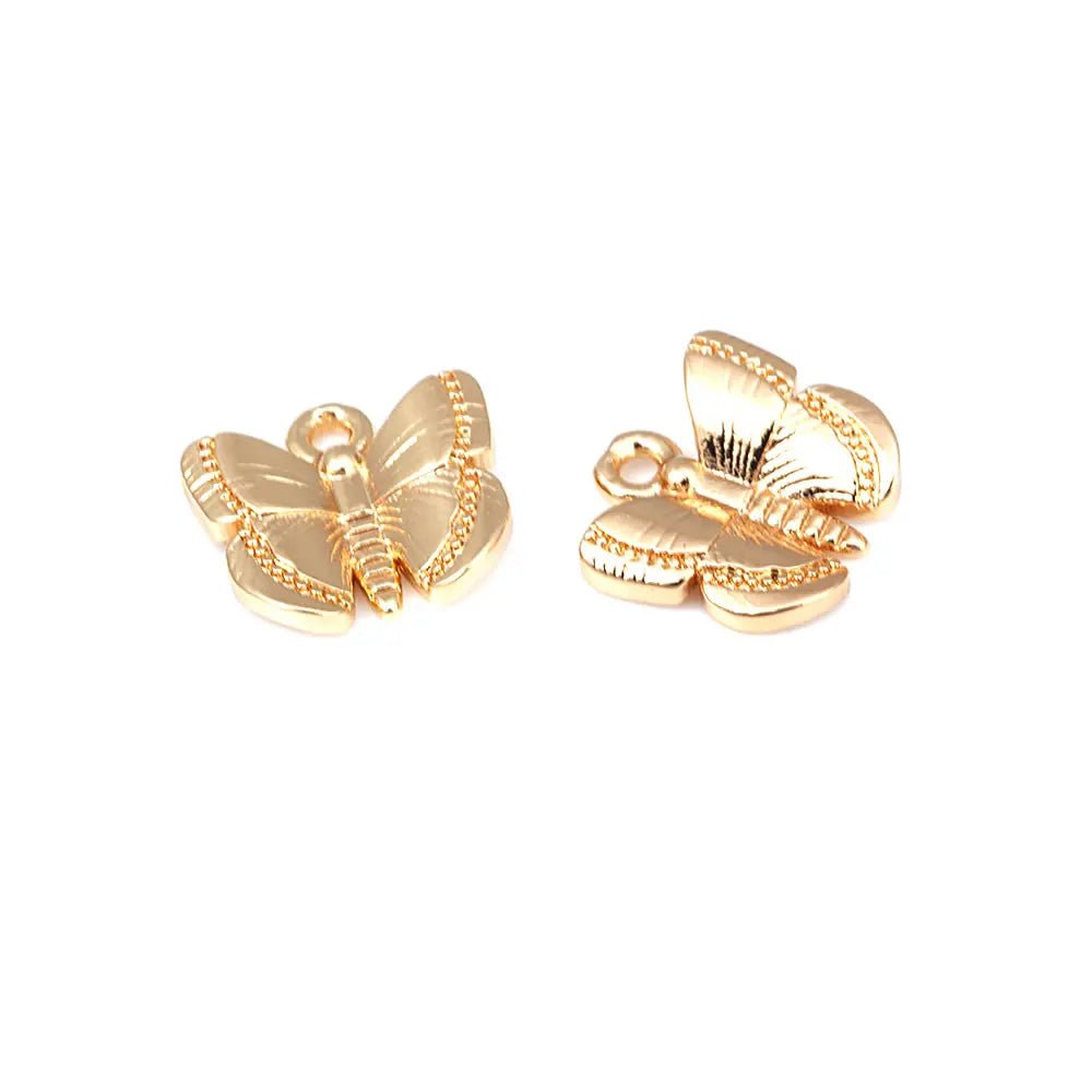 Gold butterfly pendant - Jewelry Universe - Jewelry making