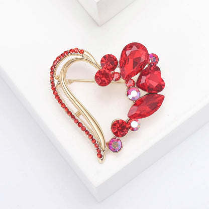 Heart brooch - Jewelry Universe