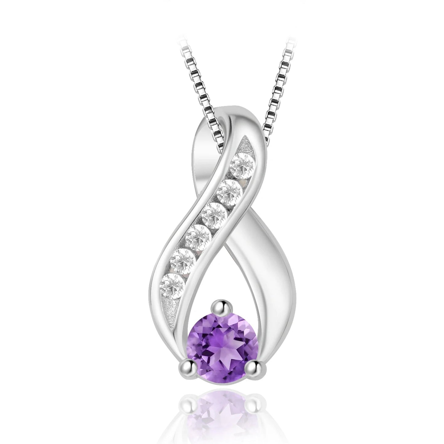 Infinity silver pendant - Jewelry Universe