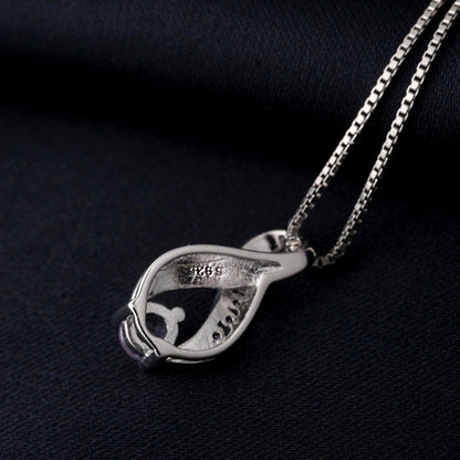 Infinity silver pendant - Jewelry Universe