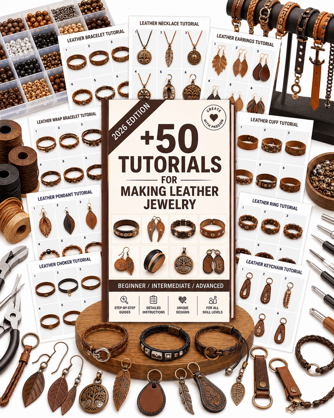 Leather jewelry course