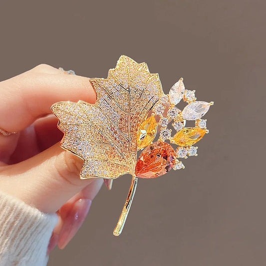 Leaf brooch - Jewelry Universe - Jewelry making