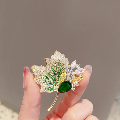 Leaf brooch - Jewelry Universe - Jewelry making