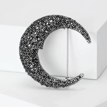 Moon brooch - Jewelry Universe