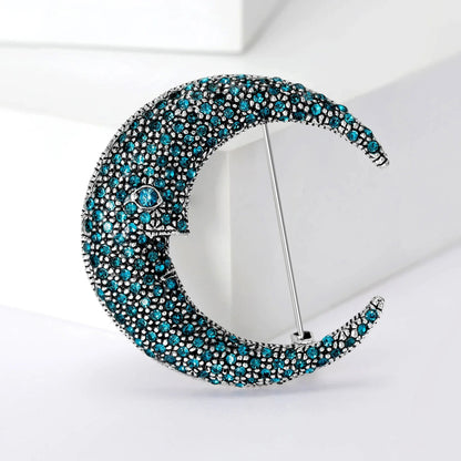Moon brooch - Jewelry Universe
