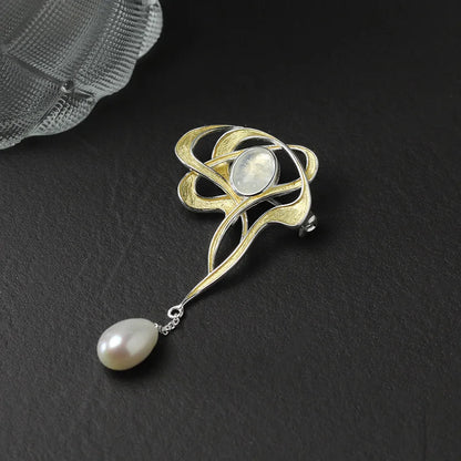 Moonstone brooch - Jewelry Universe - Jewelry making