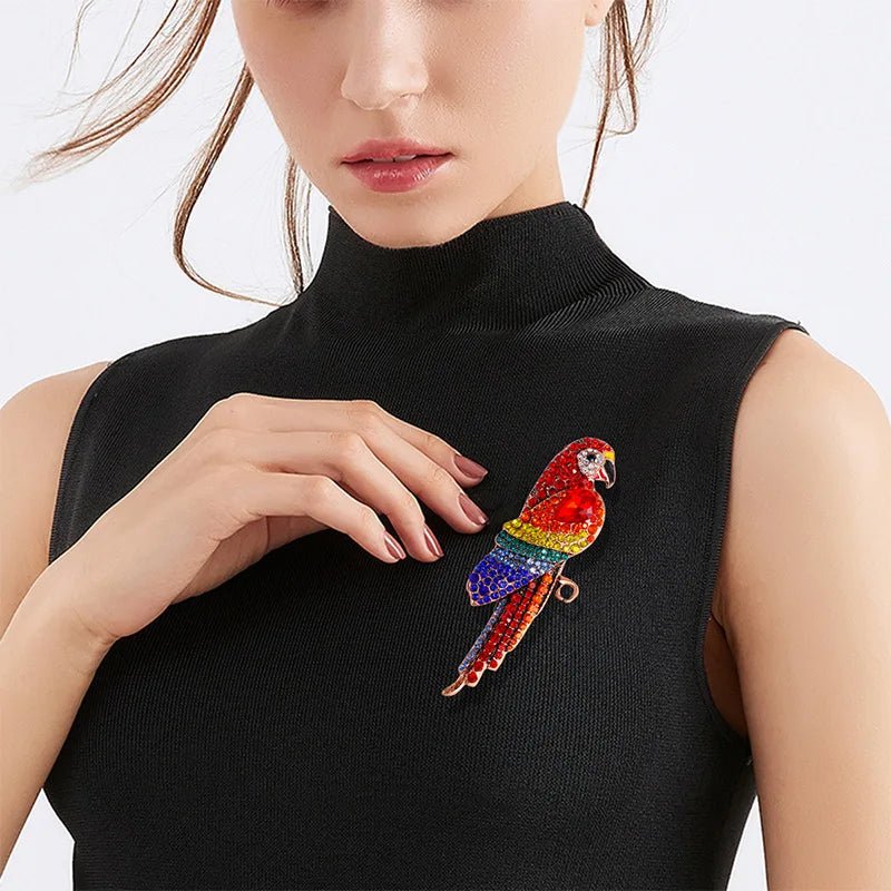 Parrot brooch - Jewelry Universe - Jewelry making