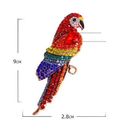 Parrot brooch - Jewelry Universe - Jewelry making