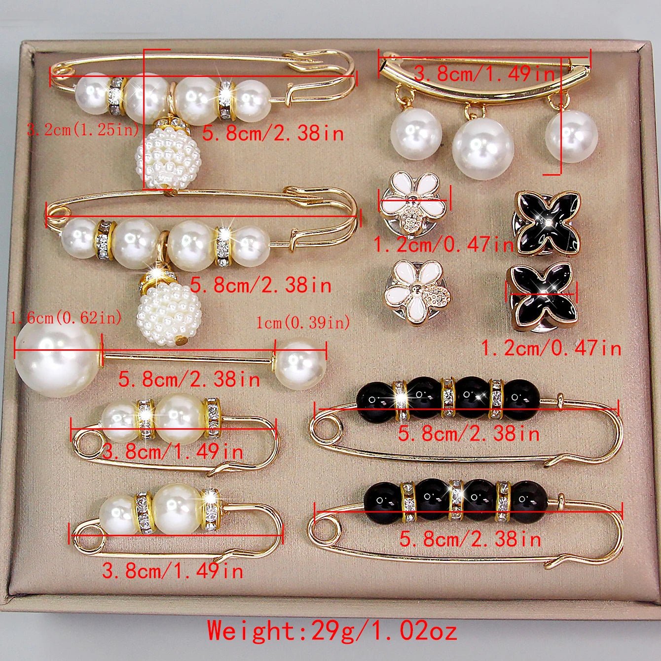 Pearl brooch pin - Jewelry Universe