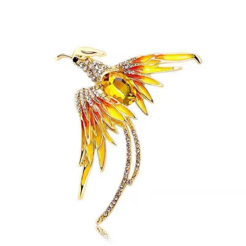 Phoenix bird brooch - Jewelry Universe - Jewelry making