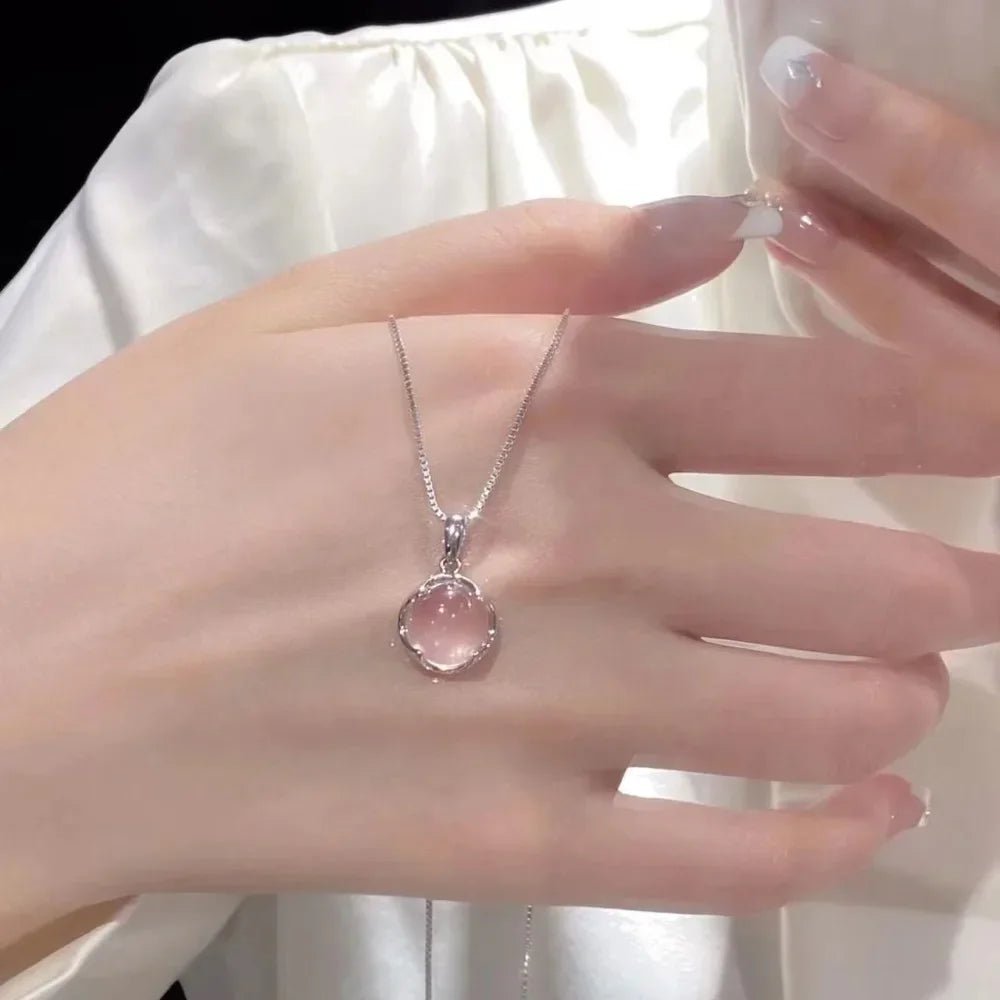 Pink opal pendant - Jewelry Universe - Jewelry making