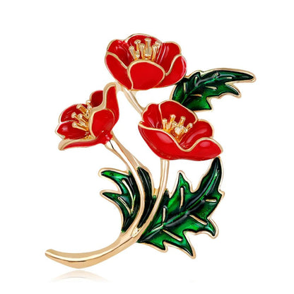 Poppy brooch - Jewelry Universe