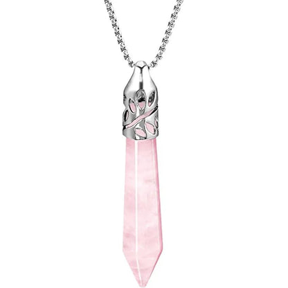 Rose quartz rose pendant - Jewelry Universe - Jewelry making