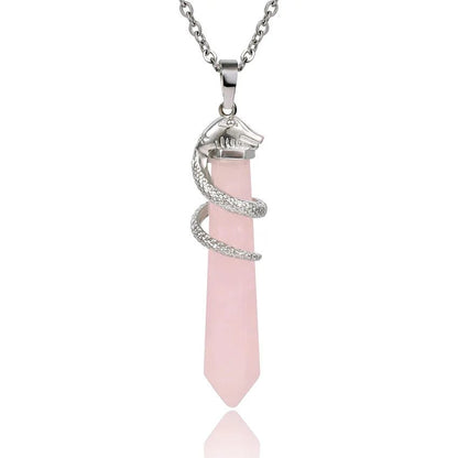 Rose quartz rose pendant - Jewelry Universe - Jewelry making