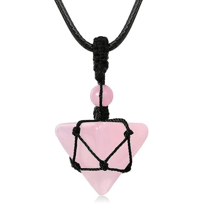 Rose quartz rose pendant - Jewelry Universe - Jewelry making
