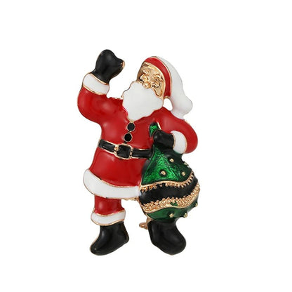 Santa claus brooch - Jewelry Universe
