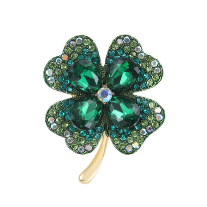 Shamrock brooch - Jewelry Universe