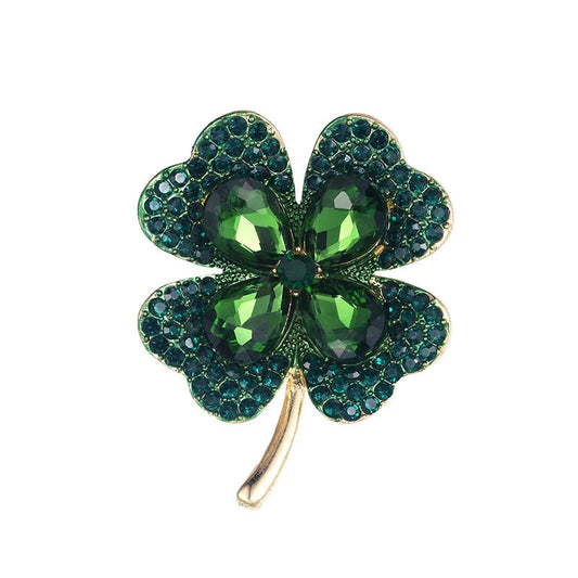 Shamrock brooch - Jewelry Universe