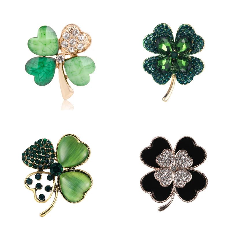 Shamrock brooch - Jewelry Universe