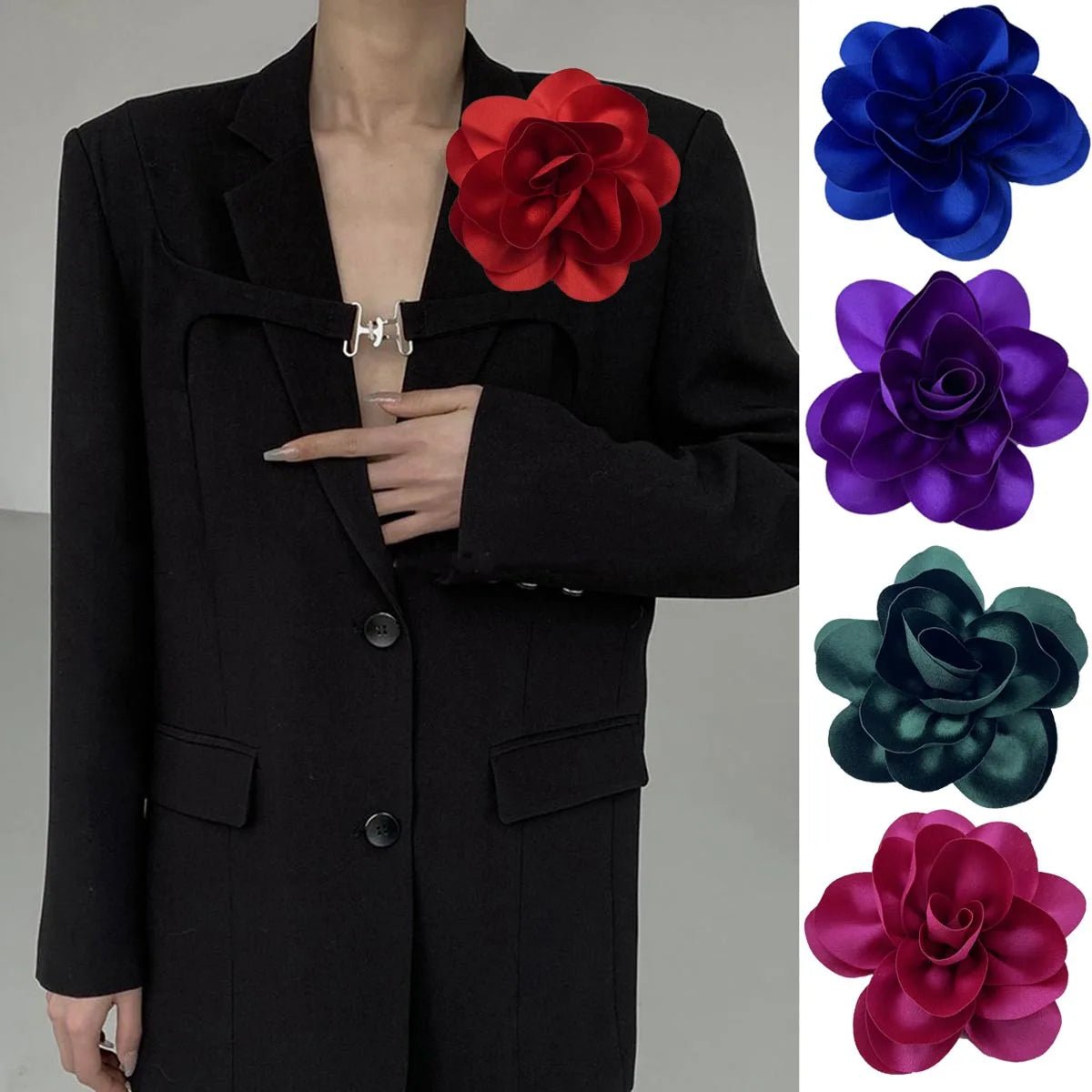 Silk flower brooch - Jewelry Universe - Jewelry making