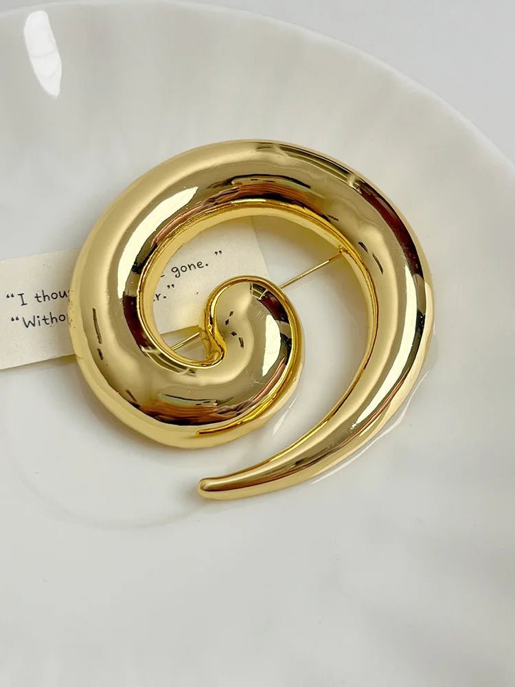 Spiral brooch - Jewelry Universe - Jewelry making