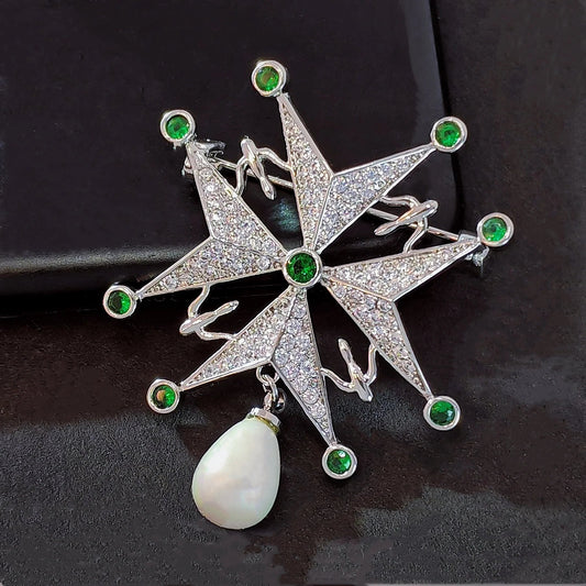 Vintage maltese cross brooch - Jewelry Universe - Jewelry making